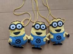 USJ    ミニオン　パスケース　チケットホルダー　小銭入れ　3個セットのサムネイル