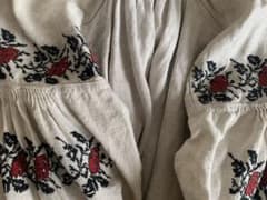 ウクライナ刺繍　ロングワンピース【ヴィンテージ】のサムネイル