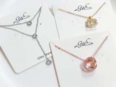 Glitz Wave ネックレス 3点セット モチーフデザインのサムネイル