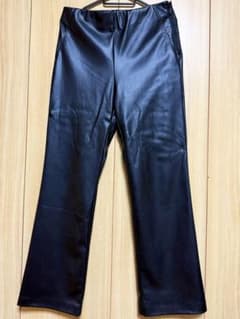 ZARA フェイクレザーパンツ ブラック Lサイズ