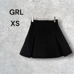 【美品】GRL グレイル ツイードミニスカート スカパン スカート 黒 XS