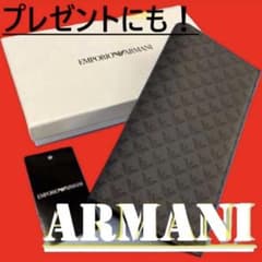 新品　エンポリオ アルマーニ　サイフ　Y4R060　ロゴ　ブラック　ケース付き 新品 エンポリオ アルマーニ サイフ Y4R060 ロゴ ブラック ケース付き