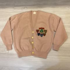 KARL HELMUT カールヘルム ワッペンデザインニットカーディガン