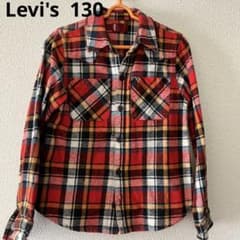 リーバイス　チェックネルシャツ　130のサムネイル