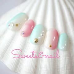 スイート♡マーメイドネイルのサムネイル