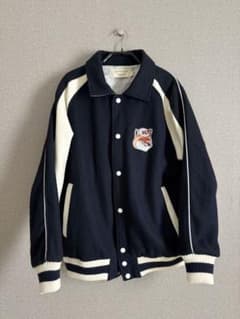 MAISON KITSUNÉ スタジャン 韓国コラボ MAISON KITSUNÉ スタジャン 韓国コラボ - メルカリ