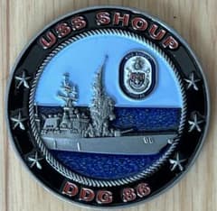 USS Shoup DDG 86 チャレンジコイン イージス艦 米軍 - メルカリ