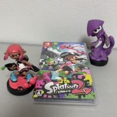 【限定セール】Splatoon2 ソフト amiibo付き 中古のサムネイル