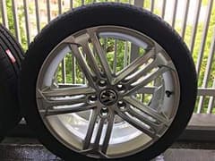 GOLF6 R 純正タイヤ、18インチ ホイール 4本のサムネイル