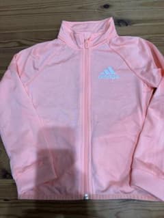 adidas ジャージ　ピンク　上のみ　130のサムネイル