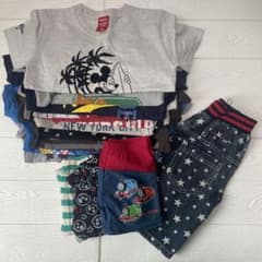 男の子 トップス ズボン　ベビー　キッズ　まとめ売り　半袖　13点セット