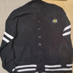 黒いストライプカーディガンのサムネイル