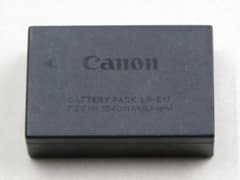 【未使用に近い】CANON LP-E17 1個 純正品 動作チェック済！のサムネイル