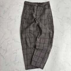 Cepo Denim Dart Cropped Pants [S] Check Pattern Relaxed Fit Casual