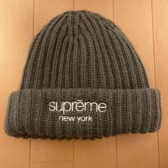 supreme ニット帽 カーキ new yorkのサムネイル