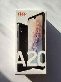 Galaxy A20 ブラック 32GB au スマホ スマートフォン a20のサムネイル