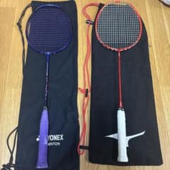 右ミズノ/ALTIUS01SPEED 左YONEX/NANOFLARE 400 - メルカリ