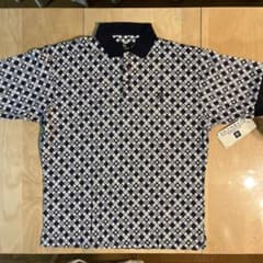 GIVENCHY ポロシャツ 総柄 ネイビー Mのサムネイル