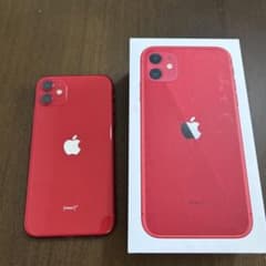 iPhone 11 (PRODUCT)RED 128 GB SIMフリーのサムネイル