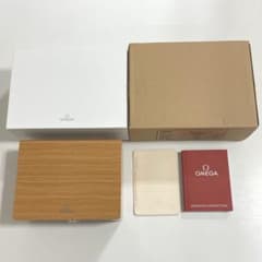 美品 オメガ 時計用 木製 箱 ウォッチボックス 純正ケース - メルカリ