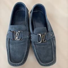 Louis Vuittonスエード ローファー 9サイズ 27.5〜28センチ - メルカリ
