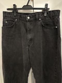希少◎】vintage levis 505 w36 ワイドデニム バギー 黒 - メルカリ