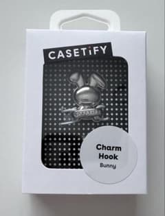casetify チャームフック シルバー ウサギ　バニーのサムネイル
