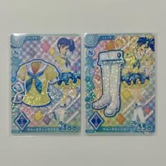 アイカツアンコール ブルーステージコーデ 2枚セット E1-41 E1-43 ②のサムネイル