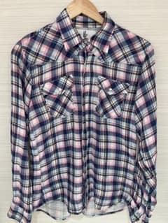 【DENIME 】ドゥニーム チェック柄　ウエスタンシャツ M ヴィンテージのサムネイル