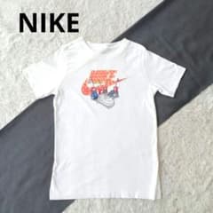 NIKE　ナイキ Tシャツ ホワイト 半袖 スニーカー柄 M 140〜150