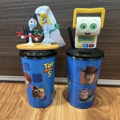 【即日匿名配送】映画トイストーリー　トーホーシネマ　ドリンクカップ　2種セットのサムネイル