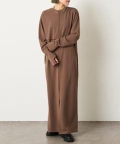 ★タグ付★ Omekashi オンフ 2way ナロー ワンピース ブラウン