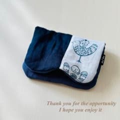 遊びゴコロ ミナペルホネンFabric使用 ハンドメイドハンカチ - メルカリ