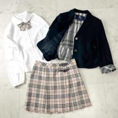 バーバリーロンドン 130 ジャケット シャツ リボン スカート ノバ