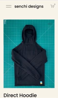 senchi designs direct hoodie black xs/sのサムネイル