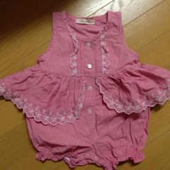 プリンセスローズ 80 美品 ロンパースのサムネイル