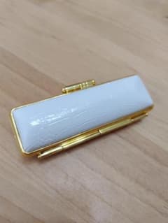 印鑑ケース　ホワイト　クロコダイル柄　M(13.5〜15.0mm)のサムネイル