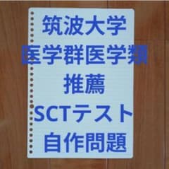 ★SCT（文章完成法）★模擬テスト（1回分）★自作★筑波大学医学部のサムネイル