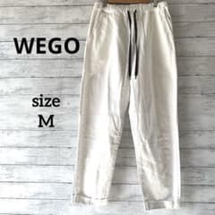 【WEGO】WEGO Casual Pants M White Denim Straight Cotton Stylish