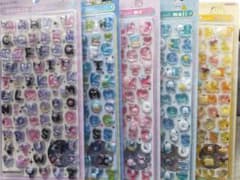 値下げ！5枚セット[国内正規品]新作!サンリオボンボンドロップシールのサムネイル
