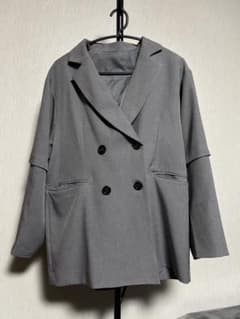 【美品】PAGEBOY 2WA グレー テーラードジャケット Mサイズのサムネイル