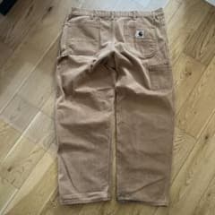 希少USA製 Carhartt ベージュ ダック地 パンツ 42×30 希少USA製 Carhartt ベージュ ダック地 パンツ 42×30 - メルカリ