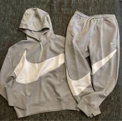 大人気テックフリース　NIKE Lsize 上下セット　グレーのサムネイル