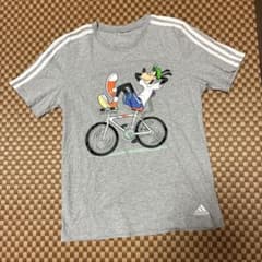 adidas 디즈니 구피 T 셔츠 그레이