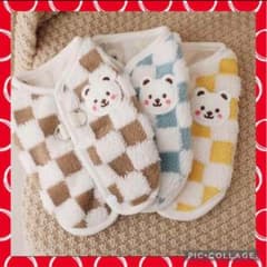 강아지 귀여운 모코 모코 곰 체크 베스트 ✩