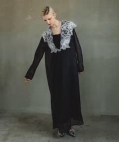 et.UNiVER Big collar A-line dress - メルカリ