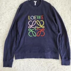 【値下げ】【即日発送】LOEWE ネイビー クルーネック スウェット 値下げ】【即日発送】LOEWE ネイビー クルーネック スウェット - メルカリ