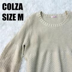 COLZA 니트 스웨터 베이지 레이디스 M 긴팔 탑스 [13]