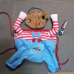 チャッキー風 コスチューム ぬいぐるみ用 着せ替え服のサムネイル