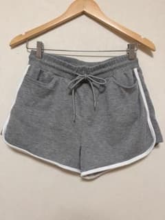 AQUA HISTORY ショートパンツ Lサイズ グレー レディースのサムネイル